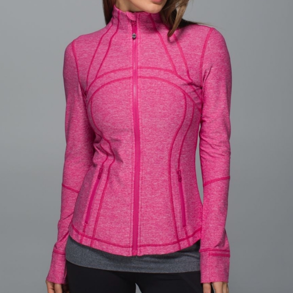 lululemon Define Heathered Jewelled Magenta Pink Women’s Full-Zip Jacket